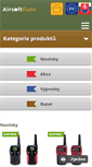 Mobile Screenshot of airsoftguns.cz